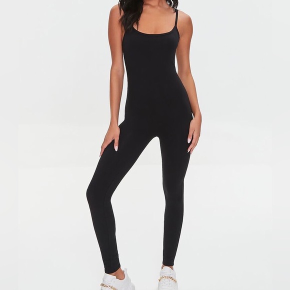 Black Fitted Jumpsuit - Picture 1 of 3